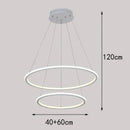 Axyaa LED Pendant Light Chandeliers for Modern Living Room and Dining Room Decor
