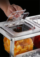 Axya Acrylic GN Pans Food Containers Set with Rack