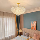 Axyaa Glass Shell Chandelier Pendant Lights - Modern Nordic Style Hanging Lamps
