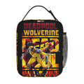Axyaa Insulated Lunch Bag Cooler for Travel - Deadpool & Wolverine Theme