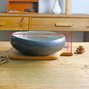 Axyaa Ceramic Lotus Fish Tank Bowl Pet Drinking Bowl, High-grade Creative Irregular Design