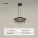 Axyaa Green Glass Chandelier: Minimalist Retro Lighting for High-end Room Decor