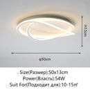 Axyaa Modern White LED Ceiling Light for Home Decor - Indoor Lighting Fixture