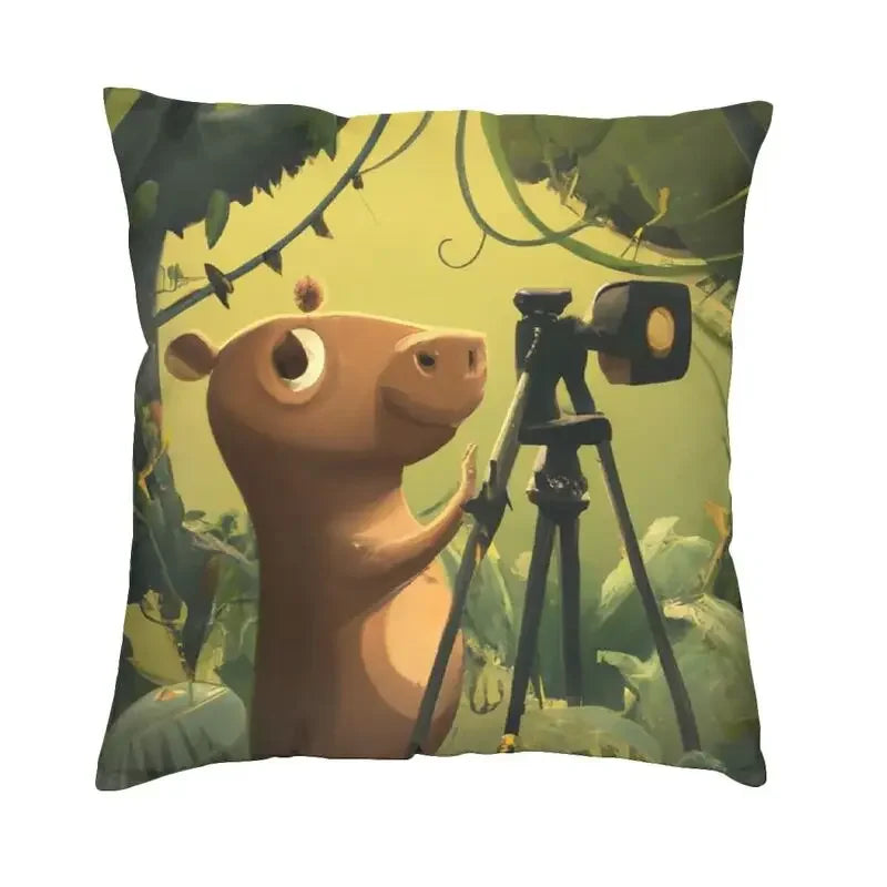 Nordic Print Cushion Cover 40x40cm by Axyaa for Car and Sofa Pillows