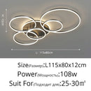 Axyaa Nordic LED Ceiling Chandelier for Living Room Bedroom Restaurant Lighting
