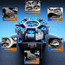 Axyaa 150W RGBW Moving Head Light for DJ Disco Party - Voice Control & DMX