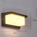 Axyaa LED Warm Light Wall Lamp Indoor Outdoor Waterproof Lighting Fixture
