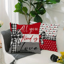 Sweet Love Bow Print Pillowcase for Valentine's Day by Axyaa
