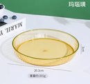 Axyaa Round Fruit Tray Tea Table Cake Tray for High Grade Dried Fruits