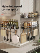 Axyaa Kitchen Spice and Knife Organizer Stand - Spoon Rest, Chopsticks Holder