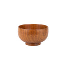 Axyaa Wooden Soup Bowl: Natural Salad Noodles Rice Bowls Home Kitchen Tableware