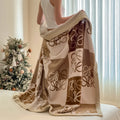 Axyaa Double-Layer Milk Fleece Blanket - Cozy, Warm, and Stylish