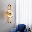 Axyaa Crystal Indoor LED Wall Lamp for Luxurious Living Spaces