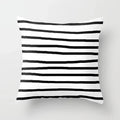 Axyaa Geometric Stripe Polyester Pillow Cover Home Decor Cushion Case