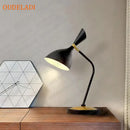Axyaa Adjustable Angle Decorative Table Lamp for Bedroom and Hotel Bedside Lighting