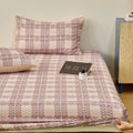 Axyaa Cotton Fitted Sheet, Fashion Stripe Design, Skin-Friendly, 180*200*30cm