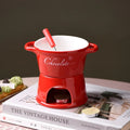 Axyaa Ceramic Chocolate Mug Candle Fire Boiler Dessert Bowl Kitchen Drinkware