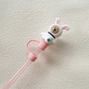 Cherry Blossom Bear Silicone Straw Cover for 30oz Cups by Axyaa