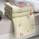 Axyaa Cotton 6-Layer Yarn Quilt - Soft and Cozy Gauze Blanket - Nap Blanket