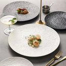 Axyaa Western Dining Dish Set for Steak, Salad, Dessert - Luxury Tableware for Home and Camping