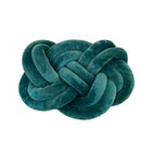 Axyaa Green Knot Ball Pillow Handmade Cushion Home Decor 35x45cm