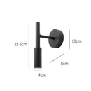 Axyaa Rotatable LED Wall Lamp: Modern Adjustable Spotlight for Bedrooms, Living Rooms