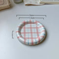 Axyaa Ceramic Dudu Plate for Cake Dessert Tea, Ins Style Celebrity Collection