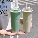 Axyaa Stainless Steel Double Insulation Tumbler with Straw - 500ml