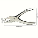 Axyaa Handheld 6mm Round Hole Punch Pliers for Stationery and Paper Punching
