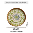Axyaa Handmade Rattan Shell Tray for Home Decor and Serving