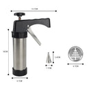 Axya Cookie Gun Set - Pastry Press Kit with Piping Nozzles