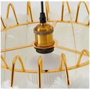 Axyaa Nordic Ostrich Feather Ceiling Light Chandelier for Dining & Bedroom