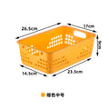 Axyaa 10-Piece Versatile Plastic Storage Baskets for Toys, Desk, Kitchen, and Bathroom