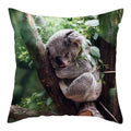 Axyaa Koala Panda Polyester Pillow Cover 45x45cm