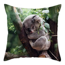 Axyaa Koala Panda Polyester Pillow Cover 45x45cm