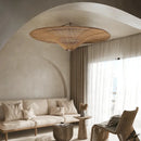 Axyaa Handmade Rattan Pendant Light Wicker Chandelier for Home and Shop Decor