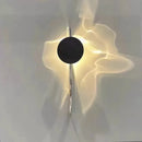 Axyaa Ripple Stainless Steel LED Wall Light - Rotating Modern Creative Night Light