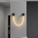 Axyaa Nordic Bedroom LED Neon Wall Lamp - 360 Degree Soft Silicone Woven Light