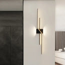 Axyaa White/Black LED Wall Lamp - Modern Living Room & Bedside Light