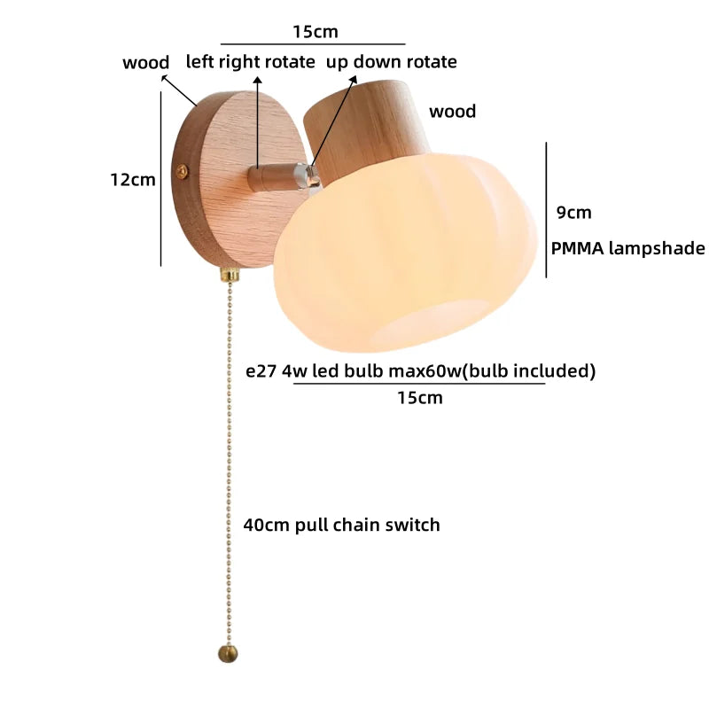 Axyaa Ceramic LED Wall Sconce: Japanese Style, White Glazed, Indoor Art Fixture