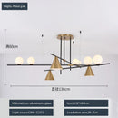 Axyaa Magic Bean Pendant Light: Luxury Nordic Style Chandelier for Home Decor
