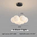 Axyaa Moon Bubble Lamp: Nordic Pendant Light for Bedroom and Dining Room