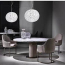 Axyaa Oval Ball LED Pendant Light for Modern Home Decor.