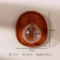 Axyaa Glass Wall Vase for Flowers and Plants