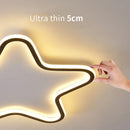 Axyaa Star LED Ceiling Light: Modern Room Decoration Fixture