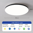 Axyaa LED Ceiling Light Waterproof Dustproof Indoor Lighting Fixtures