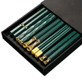 Axyaa Aluminum Alloy Chopsticks Set - 5 Pairs Reusable Sushi Sticks Korean Tableware