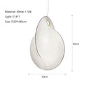 Axyaa Wabi Sabi Silk Pendant LED Chandelier for Home Decor Lighting
