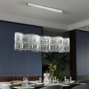 Axyaa Luxury Gold Crystal LED Chandeliers for Living Dining Bedroom Decor