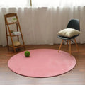 Axyaa Coral Velvet Living Room Rug Blue Soft Nursery Modern Play Mat
